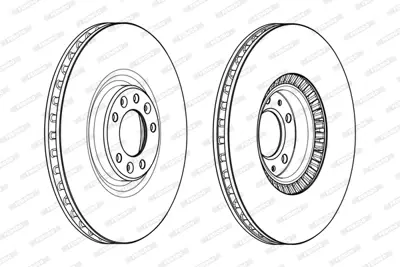 FERODO DDF2234C On Fren Dıskı P407 P508 C5 Iıı C6 Dt20c / S9a 424988