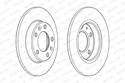 FERODO DDF2406C Arka Fren Dıskı P308 Iı 13> 1610761980