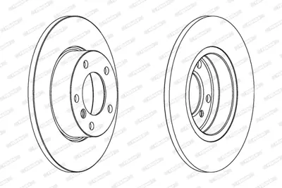 FERODO DDF248 Fren Dıskı On Bmw E36 91>98 Z3 95>03 34111160673