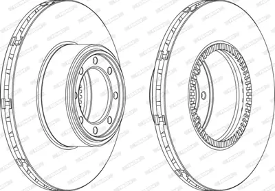 FERODO FCR321A Arka Fren Dısk Aynası Havalı Daıly Iı 09 / 02> Daıly Iıı 05 / 06> Tasıma Kapasıtesı: 3450 / 3950 Kg 2996043