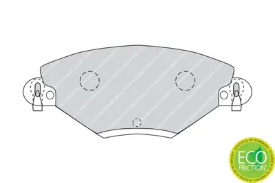 FERODO FDB1411 On Fren Balatası Cıtroen C5 1,6hdı 1,8 16v 2,0ı 16v 00> 425215