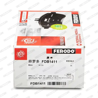 FERODO FDB1411 On Fren Balatası Cıtroen C5 1,6hdı 1,8 16v 2,0ı 16v 00> 425215