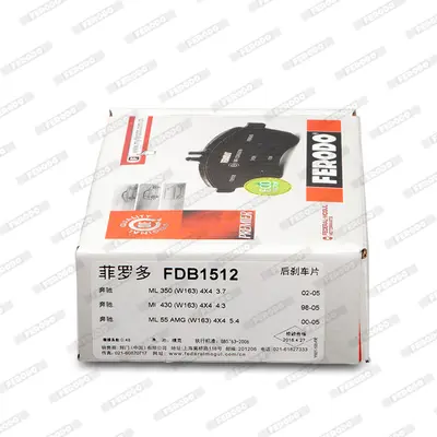 FERODO FDB1512 Fren Balatası Arka Ml-Class W163 98>05 1634200720