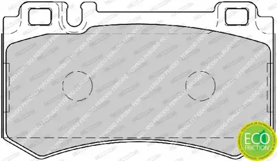 FERODO FDB1809 Fren Balatası Arka C219 55 Amg W211 E55 Amg 02>08 W220 S65 Amg 04>05 0004320430