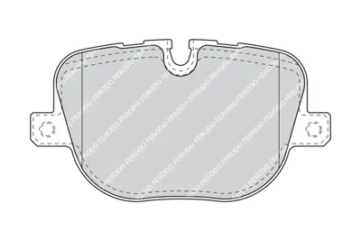 FERODO FDB4106 Fren Balatası Arka Range Rover 10-12 4.4 V8d Range Rover Sport 10-13 5.0 V8 Petrol LR015577