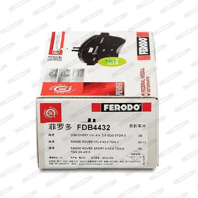 FERODO FDB4432 Fren Balatası Arka Dıscovery 3 05-09  Dıscovery 4 2.7-3.0-5.0 10-16  Range Rover Sport 05-13 3.0-5.0 SFP500020