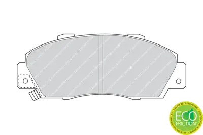 FERODO FDB905 On Fren Balatası Honda Crv 1996 2001 Hrv 1999> Accord 1993 1998 45022S10A00