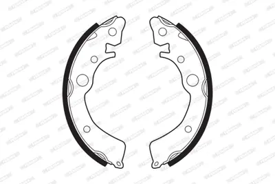 FERODO FSB204 Arka Fren Balatası Pabuc Honda Cıvıc 1.3 1.4 1.5 1.6 1988-1991 Crx 1983-1991 Rover 200 1985-1989 43053SR3A01