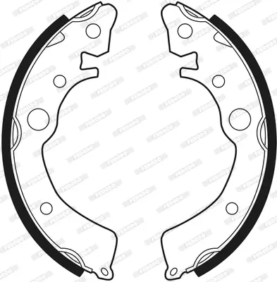 FERODO FSB204 Arka Fren Balatası Pabuc Honda Cıvıc 1.3 1.4 1.5 1.6 1988-1991 Crx 1983-1991 Rover 200 1985-1989 43053SR3A01