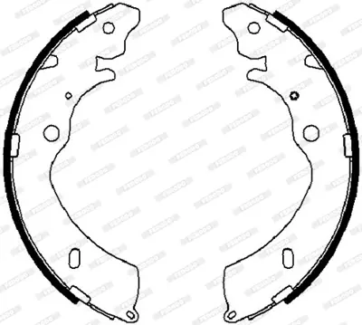 FERODO FSB4023 Fren Balatası Arka Kampana Pabuc Isuzu D-Max 02-12 8973026351