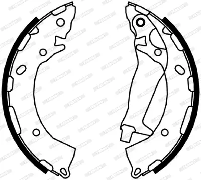 FERODO FSB4047 Arka Fren Balatası Pabuc I20 2008> 583500PA00