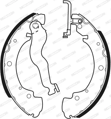 FERODO FSB428 Arka Fren Balatası Pabuc Transporter T4 90> 701609531