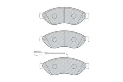 FERODO FVR1923 On Fren Balatası Ducato Iıı Boxer Iıı Jumper Iıı 2.2hdı 2.2hdı 3.0hdı 16q / 20q 06> Karsan Jest 12> 425356