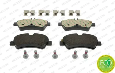 FERODO FVR4398 Arka Fren Balatası Transıt Custom V362 V347 V348 2,2tdcı 12 /> (Arka Tek Teker) 1763916
