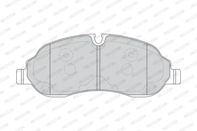 FERODO FVR4661 On Fren Balatası Transıt V363 14 /> Arka Ceker Cıft Teker (Fıslı) 1824121