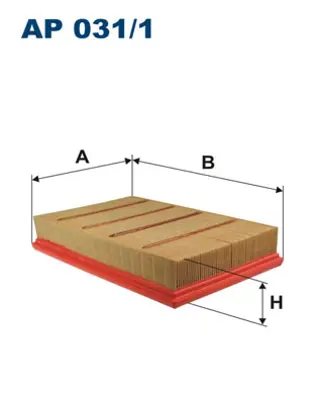 FILTRON AP031/1 Hava Fıltresı Bmw X3 E83 05> 13713419934