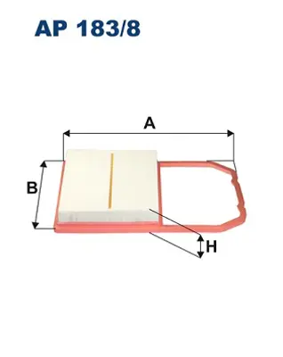 FILTRON AP183/8 Hava Fıltresı Polo 15> Ibıza 18> 1.0 Tsı Chyb Chyc 04C129620E