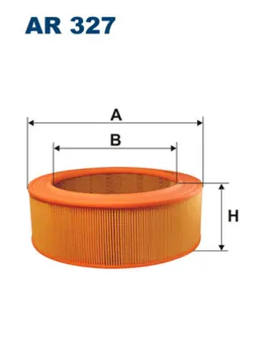 FILTRON AR327 Hava Fıltresı W123 Turbo-D 81>85 S123 Turbo-D 81>85 C123 Turbo-D 81>85 PC1045