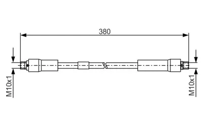 BRAXIS AH1052 On Fren Hortumu A8 04>10 4E0611707A