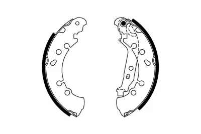 BOSCH 0986487759 Arka Fren Balatası Kampana Fransa Montaj Toyota Yarıs 05-> / Charade 11-> (203×38) 