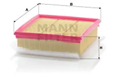 MANN FILTER C20106/1 Hava Filitresi Corsa D 10> Z13dtj Z13dth A14nel Z16ler Z17dtr Lınea 07> Doblo 10> Punto 05> Mıto 08>  