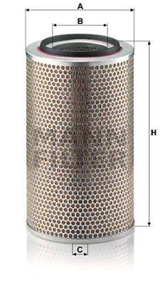MANN FILTER C23440/1 Hava Filitresi Daf F2000 / F2100 / F2200 / F2300 / F2500 / F2600 