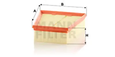 MANN FILTER C2512 Hava Filitresi Megane Iı Scenıc Iı 1,5dcı / 1,6 16v 