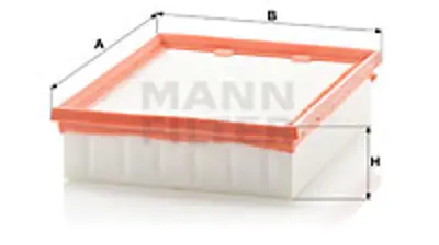 MANN FILTER C2548 Hava Filitresi Laguna Iıı Latıtude 1,5dcı / 2,0dcı 
