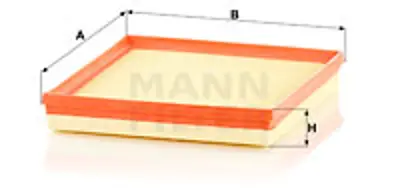 MANN FILTER C26009-2 Hava Filitresi X164 09>12 W211 06>08 W164 09>11 W221 09>13 