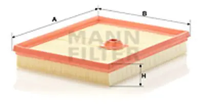 MANN FILTER C2695/2 Hava Filitresi W220 00>05 C215 99>06 