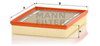 MANN FILTER C30039 Hava Fıltre  Yenı Kasa Ranger 2.0 19> 