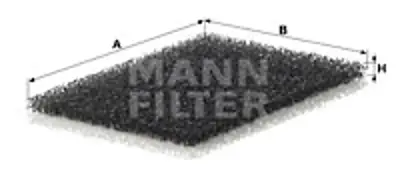 MANN FILTER CU2304 Polen Filitresi Scanıa 4 Serı 94 - 114 - 124 - 144 - 164  96>  P - G - R Serı 04> 