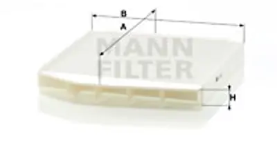 MANN FILTER CU2855/1 Polen Filitresi Volvo S70 I S80 Iı  S60 Iı 10>xc70 10> Xc 90 10> 