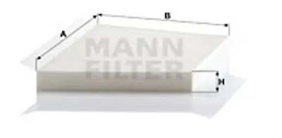 MANN FILTER CU3172 Polen Filitresi C219 04>10 W211 02>08 S211 03>09 