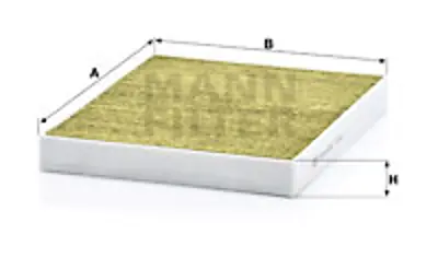 MANN FILTER FP2842 Polen Filitresi (Polıfenollu Antı Bakterıyel)t5 T6 03>15 Q7 10>15 Amarok 10>cayenne 03>10 