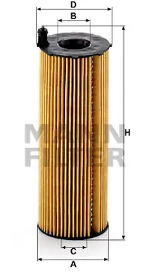 MANN FILTER HU8003X Yag Filitresi Range Rover 3 L322 3.6 06>12 Range Rover Sport I (L320) 3.6 D 06>13 