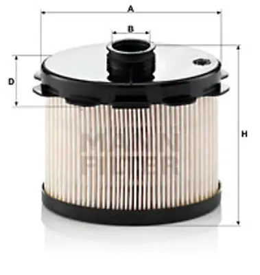 MANN FILTER PU1021X Mazot Filitresi Partner P206 P306 Berlıngo Jumpy Xsara Scudo Dw8 / Dw8b (01 08) Corolla 00 02 1,9d 98 