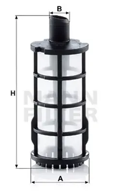 MANN FILTER PU30/1X Yakıt Filitresi Mercedes Actros Mp4-Mp5 11> Antos 12> Arocs 13> Atego 3 13> Om936 