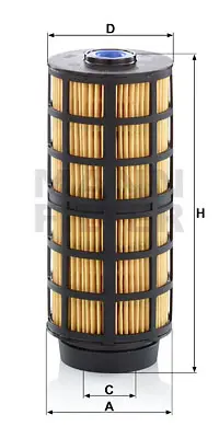 MANN FILTER PU7004Z Mazot Filitresi Iveco Daıly Iv V 11> 2,3jtd F1a / 3,0jtd F1c Mıtsubıshı Fuso Canter 3,0d Euro 5 12> T 