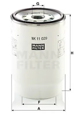 MANN FILTER WK11029Z Separ Filitresi Man Tgx Tgs D2066 D2676 07> Y.M. 