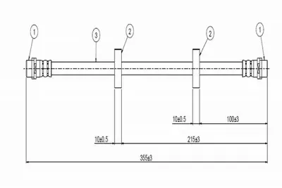 CAVO C800 428A On Fren Hortumu Transporter T4 91>95 