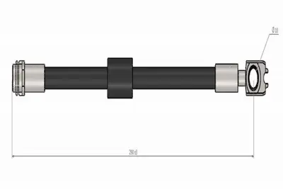 CAVO C900 627A Arka Fren Hortumu Passat 97>05 