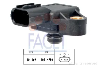 FACET 10.3026 Hava Akıs Sensoru Crv 2,0 2001-2007 - Jazz 1,2-1,3-1,4 2002-2008 - Cıvıc Hb 1,4-1,6 2001-2005 