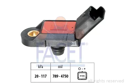 FACET 10.3056 Basınc Sensoru  307-407-607-807-C4-C5 I-Iı-Iıı-C6-C8-Xsara Pıcasso 