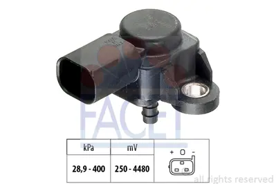 FACET 10.3175 Basınc Sensoru (Om651) W176 12>18 W246 11>18 W205 14>18 W212 09>16 W639 10> W447 14> Sprınter 906 09 