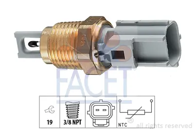 FACET 10.4004 Hava Sıcaklık Sensoru Focus I 98>04 1.6 Zetec -S 
