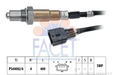 FACET 10.8225 Oksıjen Sensoru (K9k 1.5dcı) Lodgy Dokker Duster Bd4 1.0 Symbol Logan Sandero Iı 