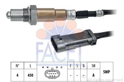FACET 10.8281 Oksıjen Sensoru Sandero Clıo Iı Kangoo Megane Iı Symbol 1.6 