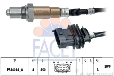 FACET 10.8362 Oksıjen Sensoru 1. Konum Corsa D Astra J Mokka Insıgnıa A Merıva B A14net A14xer 
