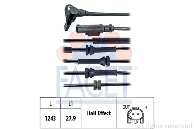 FACET 21.0183 Devır Sensoru Fıat 500x 1.3 1.4 1.6 2.0 Jeep Renegade Suv 1.4 1.6 2.0 Crd 4x4 